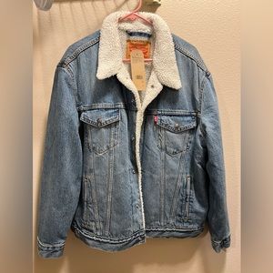 Levi denim Sherpa jacket